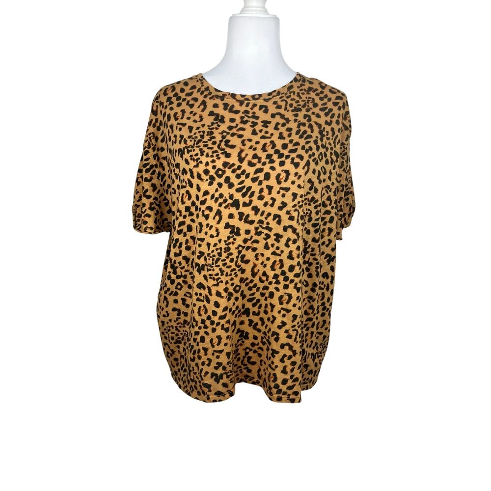 We The Free Leopard Print T Shirt Women's Free People Small